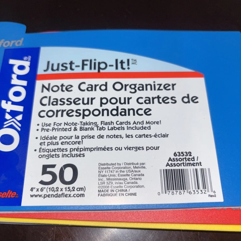 Oxford Just Flip It‎ Card Organizer